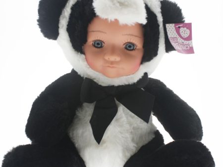 COTTON CANDY FUR BABY - PANDA BAMBOO BLACK AND WHITE Online Hot Sale