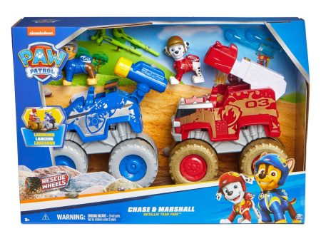 PAW PATROL METALLIC TEAM PACK - CHASE AND MARSHALL Online now