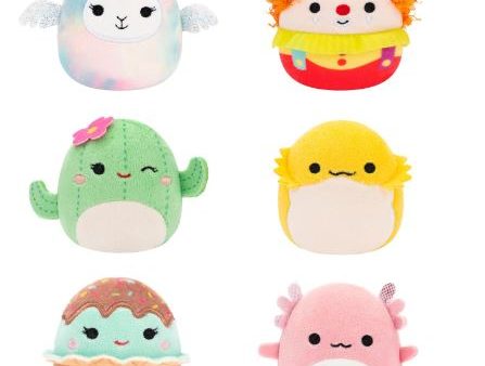 SQUISHMALLOWS - MICROMALLOWS 2.5 INCH 6 PACK - ARCHIE, RODRY, MARITZA, MAYA, BIMBI, AND LUCY-MAY on Sale