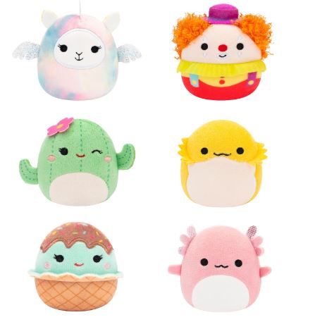 SQUISHMALLOWS - MICROMALLOWS 2.5 INCH 6 PACK - ARCHIE, RODRY, MARITZA, MAYA, BIMBI, AND LUCY-MAY on Sale