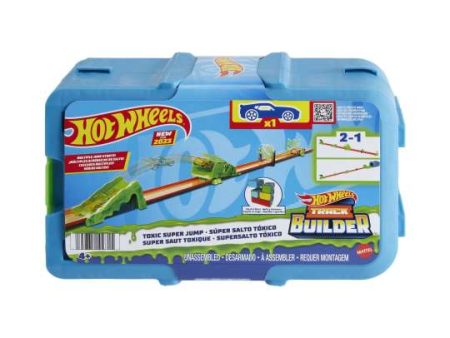 HOT WHEELS TRACK BUILDER - TOXIC SUPER JUMP Online Sale