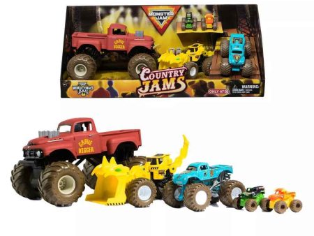 MONSTER JAM - COUNTRY JAM 5 PACK VEHICLE PACK Online