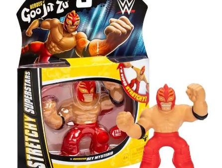 HEROES OF GOO JIT ZU WWE STRECHY SUPERSTARS REY MYSTERIO Cheap