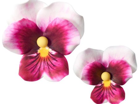 Pink Pansies Assortment Gum Paste Flowers Sale