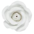 White Rose Gum Paste Flowers Supply