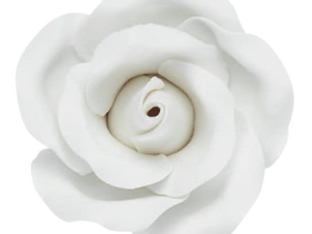 White Rose Gum Paste Flowers Supply