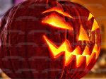 Scary Jack-O-Lantern Halloween Pumpkin Edible Cake Topper Image ABPID52625 Sale