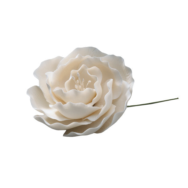 White Briar Rose Gum Paste Flowers Hot on Sale