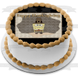 SpongeBob SquarePants Happy Thanksgiving SpongeBob Pilgrim Costume Edible Cake Topper Image ABPID52726 Supply