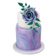 Painted Colors Printed Rose Assortment Gum Paste Flowers on Sale