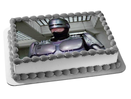 Robocop Dystopian Sci Fi Action Movie Classic Edible Cake Topper Image ABPID52792 For Sale