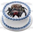 Left 4 Dead Zombie Shooter Gaming Special Infected Smoker Tank Boomer Hunter Logo Edible Cake Topper Image ABPID52748 Sale