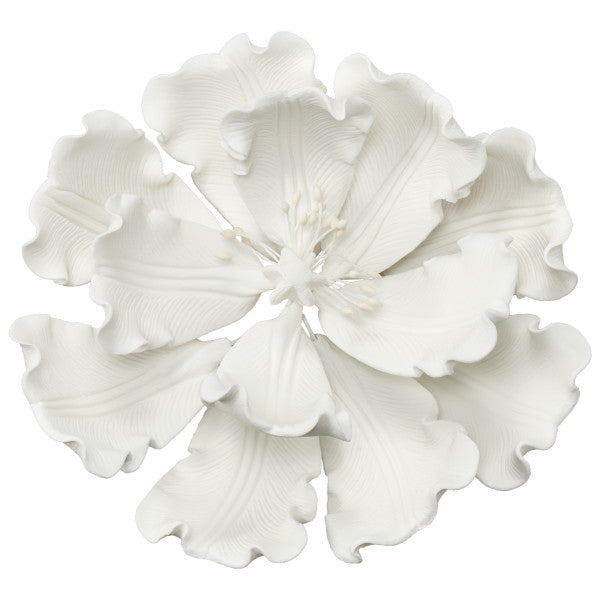 White Peony Gum Paste Flowers For Sale