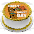 Scooby-Doo Happy Turkey Day Happy Thanksgiving Turkey Edible Cake Topper Image ABPID52725 For Discount