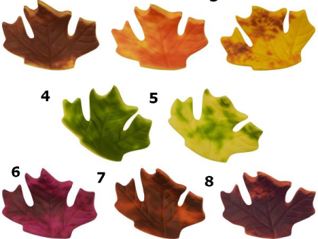 Fall Leaves Assortment Gum Paste Layon For Cheap