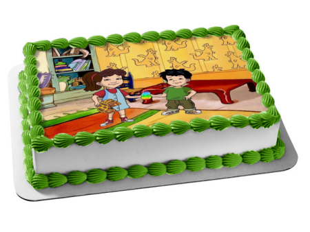 Dragon Tales Cartoon Magic Scale Max and Emmy Edible Cake Topper Image ABPID52750 Online Hot Sale