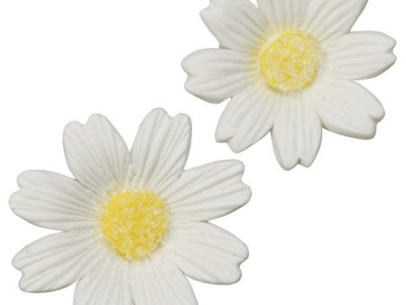 White Daisies Assortment Gum Paste Layon For Cheap