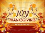 Joy of Thanksgiving God Is Good Fall Colored Leaves Edible Cake Topper Image ABPID52734 Online now