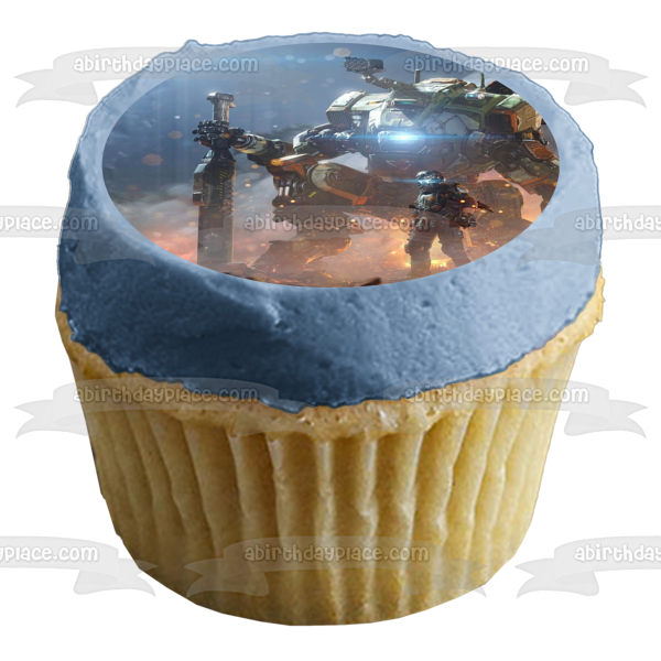 Titanfall Titan Pilot Sci Fi Shooter Multiplayer Gaming Edible Cake Topper Image ABPID52776 Online Hot Sale