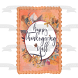 Happy Thanksgiving Ya ll Flowers Fall Colored Leaves Edible Cake Topper Image ABPID52719 Discount