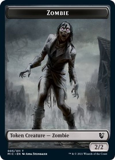 Zombie (005 MIC)    Zombie (005 MID) [Innistrad: Midnight Hunt Commander] For Sale