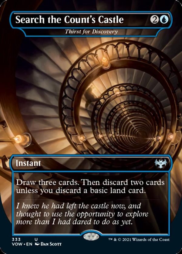 Thirst for Discovery - Search the Count s Castle [Innistrad: Crimson Vow] Online