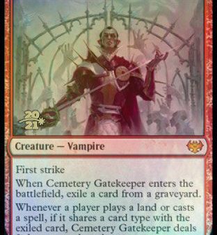 Cemetery Gatekeeper [Innistrad: Crimson Vow Prerelease Promos] Supply