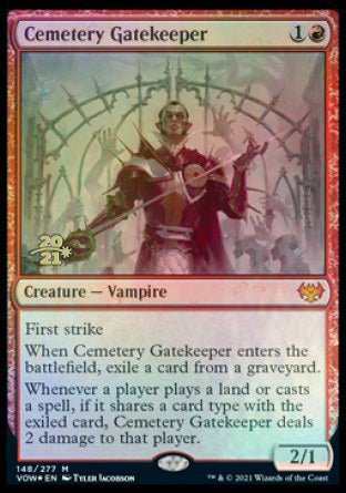 Cemetery Gatekeeper [Innistrad: Crimson Vow Prerelease Promos] Supply