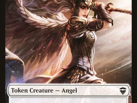 Angel    Elf Warrior Token [Commander Legends Tokens] Hot on Sale