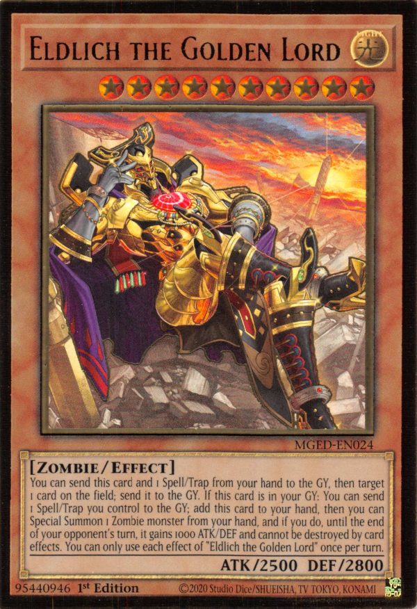 Eldlich the Golden Lord (Alternate Art) [MGED-EN024] Gold Rare Online Sale