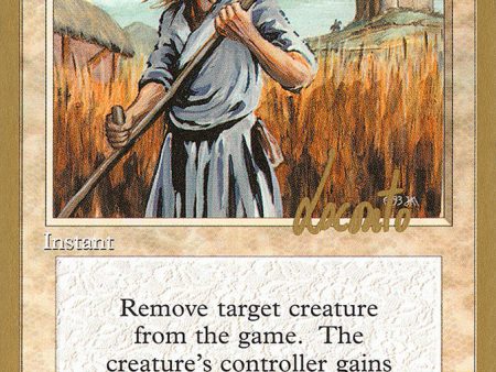 Swords to Plowshares (Michael Loconto) [Pro Tour Collector Set] Discount