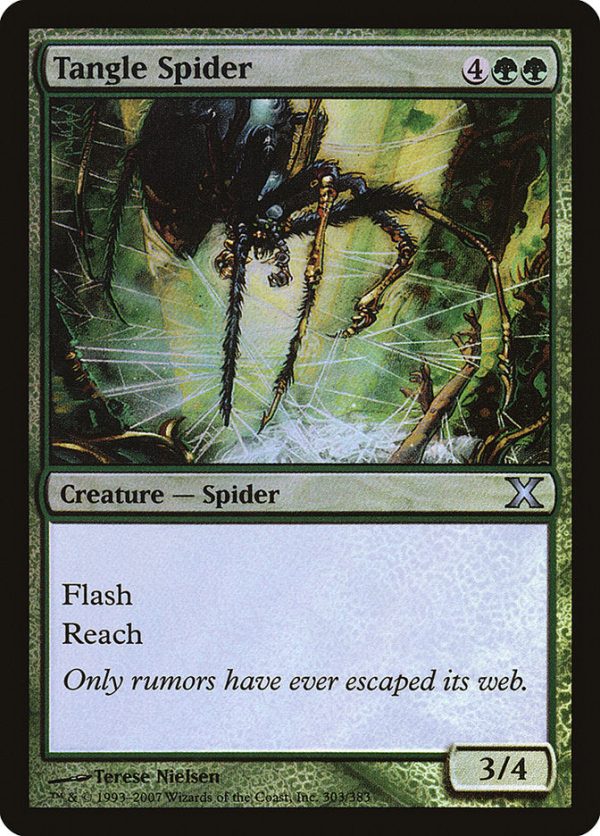 Tangle Spider (Premium Foil) [Tenth Edition] Online Sale