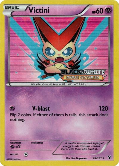 Victini (43 101) (Prerelease Promo) [Black & White: Black Star Promos] Online