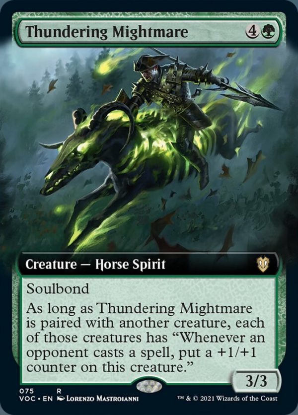 Thundering Mightmare (Extended) [Innistrad: Crimson Vow Commander] Online Hot Sale