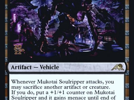 Mukotai Soulripper [Kamigawa: Neon Dynasty Prerelease Promos] For Sale