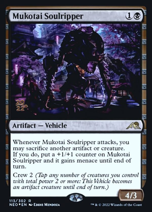 Mukotai Soulripper [Kamigawa: Neon Dynasty Prerelease Promos] For Sale