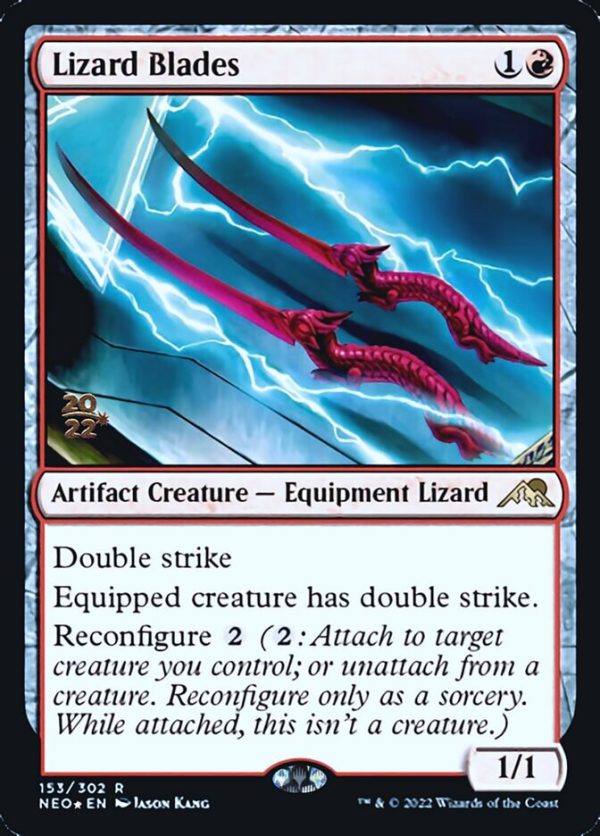 Lizard Blades [Kamigawa: Neon Dynasty Prerelease Promos] Online Sale