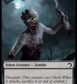 Zombie (005)    Zombie (004) Double-sided Token [Innistrad: Midnight Hunt Commander] Cheap