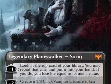 Sorin the Mirthless (Borderless) [Innistrad: Crimson Vow] For Sale