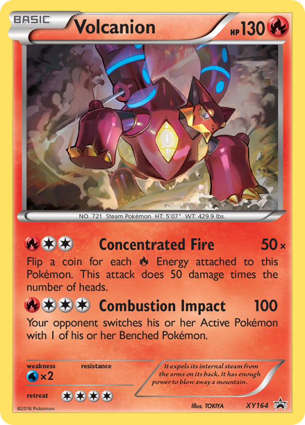 Volcanion (XY164) [XY: Black Star Promos] Online Hot Sale