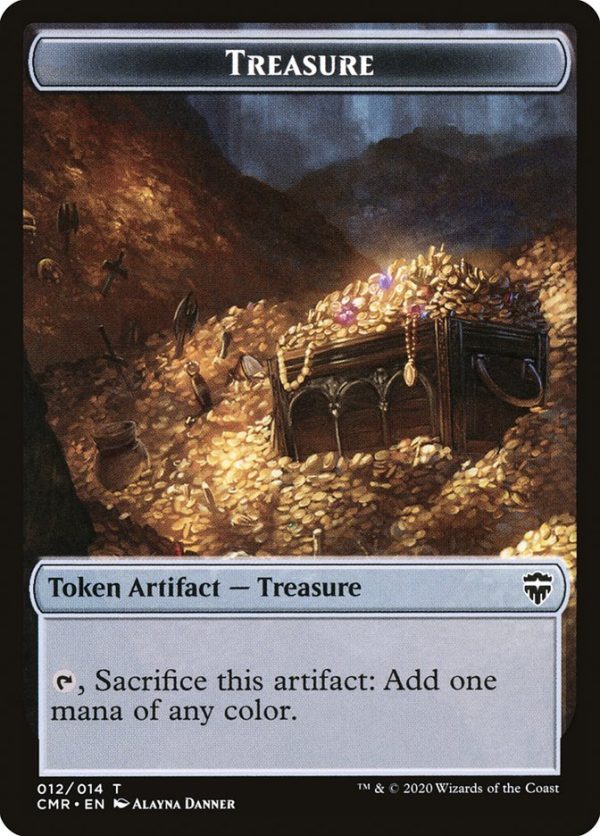 Dragon    Treasure Token [Commander Legends Tokens] Hot on Sale