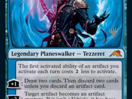 Tezzeret, Betrayer of Flesh (Promo Pack) [Kamigawa: Neon Dynasty Promos] Sale