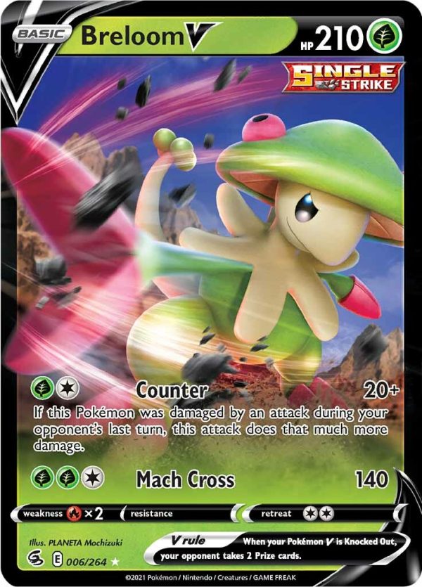 Breloom V (006 264) [Sword & Shield: Fusion Strike] For Discount