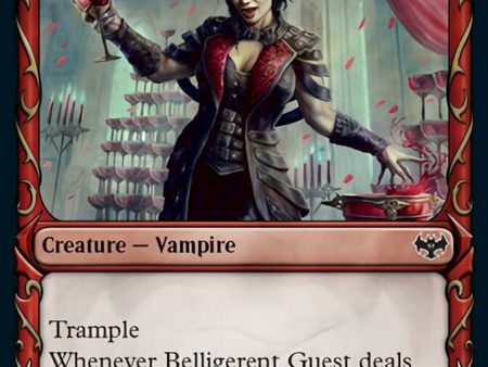 Belligerent Guest (Showcase Fang Frame) [Innistrad: Crimson Vow] Online Hot Sale