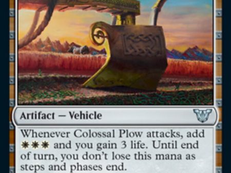 Colossal Plow [Kamigawa: Neon Dynasty Commander] Hot on Sale