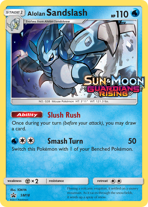 Alolan Sandslash (SM18) (Prerelease Promo) [Sun & Moon: Black Star Promos] Cheap