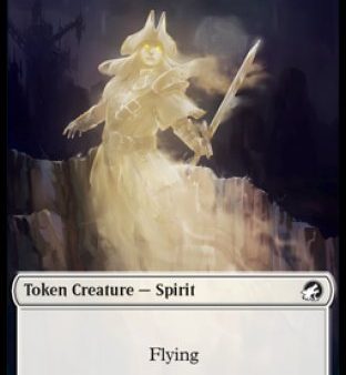 Spirit    Bird Double-sided Token [Innistrad: Midnight Hunt Tokens] For Discount