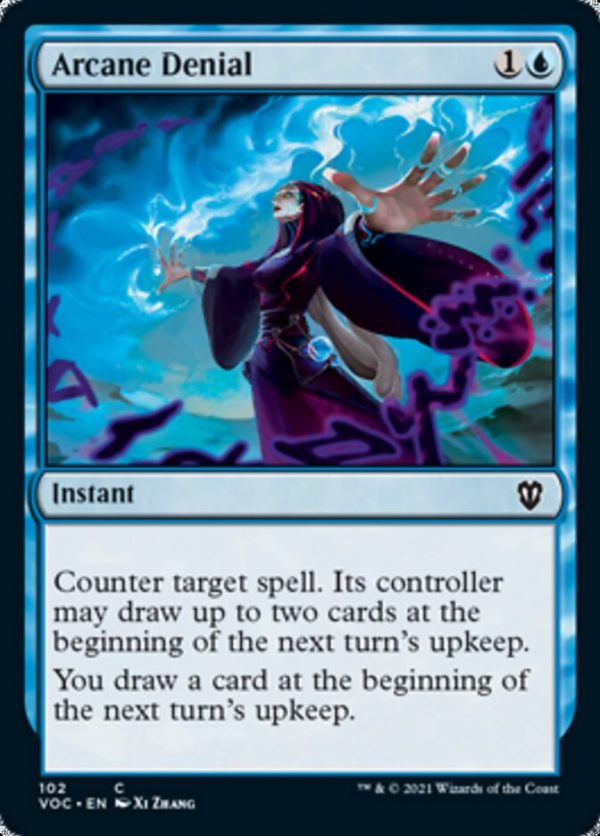 Arcane Denial [Innistrad: Crimson Vow Commander] Hot on Sale