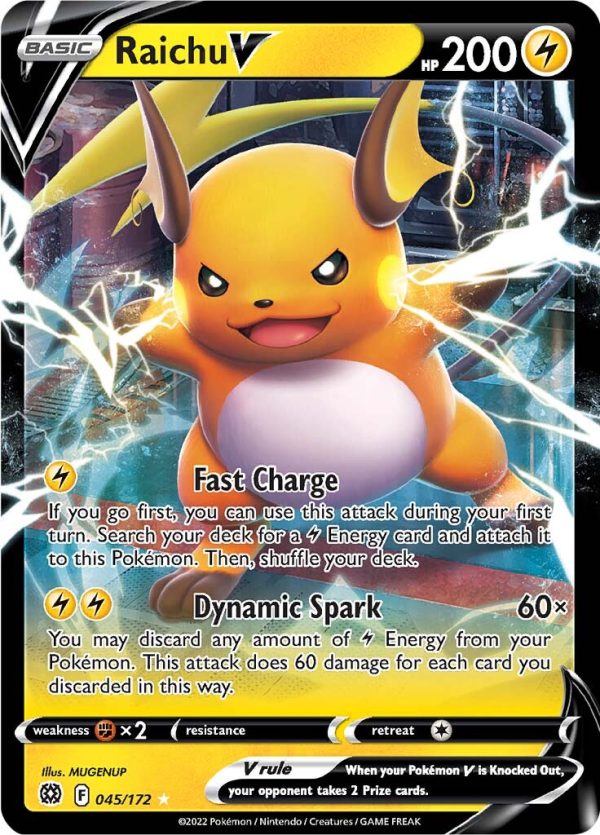 Raichu V (045 172) [Sword & Shield: Brilliant Stars] For Discount