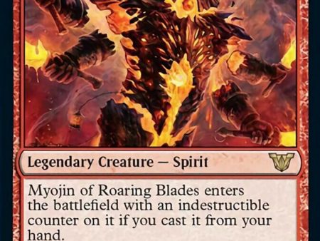 Myojin of Roaring Blades [Kamigawa: Neon Dynasty Commander] Cheap